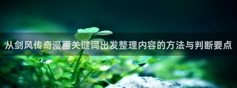 歪歪羞羞漫画网页入口：从剑风传奇漫画关键词出发整理内容的方法与判断要点